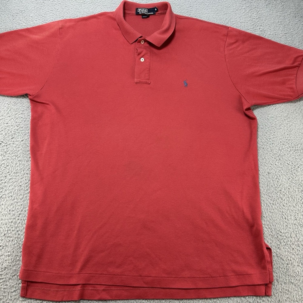 Vintage Polo Ralph Lauren Shirt Men's Extra Large XL Preppy Golf 100% Cotton USA